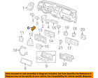 F6az19c542aa Ford Oem Dash Cluster Lid Switch