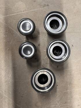 D3ab-18817-a Fomoco 1969 1970 Ford Galaxie Radio Heater Control Knobs Buttons Country Squire Ltd Oem