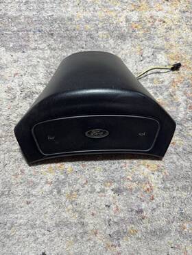 Ford 685486 92-96 F150 F250 F350 Bronco Steering Wheel Horn Pad Black Oem Obs No Cruise