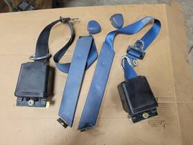 94-f150 Ford 1992-1996 F150 F250 Retractor Seatbelts Pair Regular Cab Blue