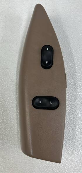 Ai65-14a335-adw Ford 97-01 F-150 Passenger Side Window Switch W Bezel Oem Tan