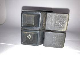 E7zz-11654-ab Ford Oem 1987-1993 Mustang Lx Foxbody Headlight Switch No Fog Lights Used