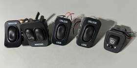 F57b-17b676 Ford 1995-2006 Ranger Door Panel Power Window Lock Mirror Switch Set Oem