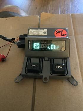 F81b-25519c44 Ford 99-04 F250 F350 Sd Overhead Console Compass Trip Computer Display Rebuilt
