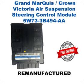 5w73-3b494-aa Ford Lincoln Mercury 5w733b494aa Reman 05 06 Crown Victoria Air Suspension Steering Control Module