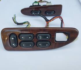 Xf22-14a660-af Ford 99-03 Windstar Master Window And Rh Switch Oem Woodgrain