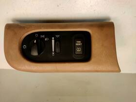 Xf22-16044b79 Ford 99-03 Windstar Headlight Switch Bezel Pressure Option Beige Oem Xf22-16044