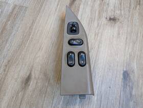 Xl34-14a564-abw Ford 99-02 F-150 Driver Power Window Switch With Bezel Regular Or Extended Cab Tan