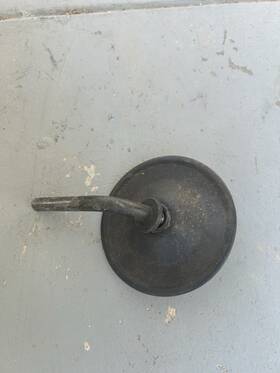 1158900014 Genuine Mercedes-benz Spare Tire Tie Down Screw Bracket Oem W113 W114 W115