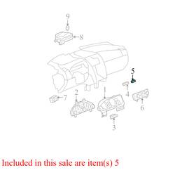 23103524 Gmc 2013-2016 Acadia Center Hazard Warning Switch Used Oem