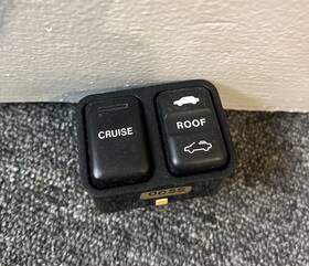 2361s Honda 1990 - 1997 Accord Cruise Sun Roof Control Switch Button Dash Oem Works