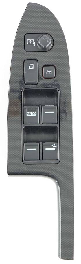 35750-sda-a2 Honda 03 - 07 Accord Driver Master Window Lock Mirror Switch Carbon Fiber