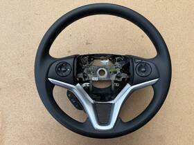 3hggk5h49km703479 Honda 2015-2020 Fit Steering Wheel With Cruise Media Controls Switches Oem