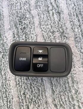 77212-s9v-a01zb Honda 2005-2003 Pilot Cruise Switch Toggle Button Gray Oem Interior Light Panel
