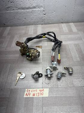 8448696 Honda 96 97 98 99 00 Civic Ignition Switch Auto Trans With Door Locks And Key