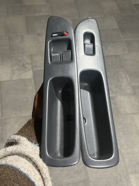 Honda Oem 83511-s00-a000 1996-2000 Civic 2dr Coupe Driver Master Passenger Power Window Switch Set