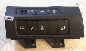 39s1vg-1400 Hyundai 2013-2019 Santa Fe Dashboard Left Switch With Black Bezel Cover Trim Oem
