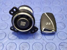 954302w750 Hyundai 13-16 Santa Fe Sport Keyless Ignition Smart Key Switch With Fob Oem