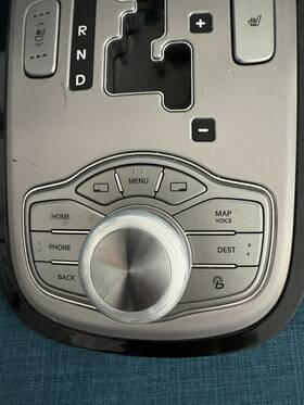 96540-3m001 Hyundai 2009-2014 Genesis Sedan Navigation Radio Controller Knob Oem