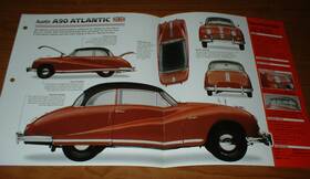 Imp 48 49 50 51 52 A90 90 1951 Austin Atlantic Original Brochure Specs Info 48-52