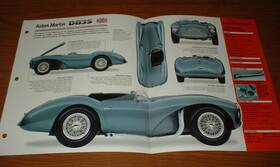Imp 54 55 56 Db3s 1954 Aston Martin Db3 S Original Brochure Specs Info