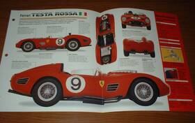 250tr Imp 59 250 1959 Ferrari Testa Rossa Original Brochure Specs Info