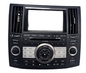 28395-cl71a Infiniti Nissan Calsonic Kansei 06 07 08 Fx35 Fx45 Radio Navigation Climate Control Panel Bezel