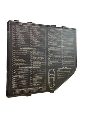 Gja3892 Jaguar Xk8 Xkr X100 97-06 Fuse Relay Box Container Cover 97 98 99 00 01 02 03 04