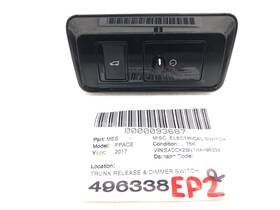 Hk83-11654-bb Jaguar 2017-2019 F-pace Trunk Release Open Button And Dimmer Switch Assembly Oem