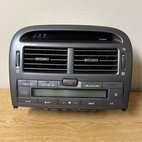 110900-0384 Lexus 01-06 Ucf30l Ls430 Dash Clock A/c Air Vent Climate Switch Panel Oem