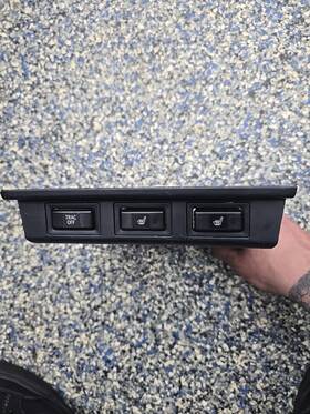 55413-33030 Lexus 2001-2005 Is300 Oem Traction Off Button Seat Heater Bezel Trim With Buttons