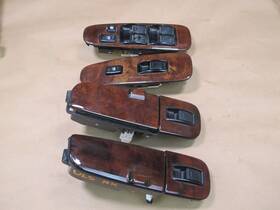 5741050020 Lexus 95-97 Ls400 Set Of 4 Front Rear Door Window Switch W Woodgrain Trim Oem
