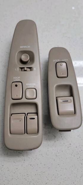 74231-24040 Lexus 92-00 Jzz31l Sc400 Sc300 Left And Right Door Window Mirror Switch Set Oem