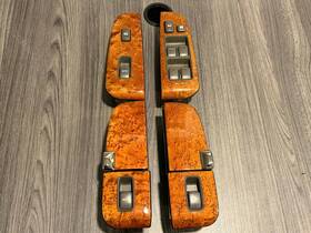 84040-50080 Lexus 2001-2006 Ls430 Oem Front Rear Window Switch Wood Trim Set