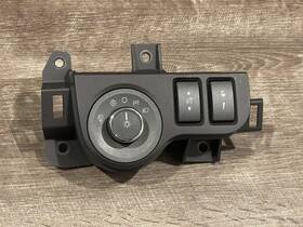 Aa53-13d168-baw Lincoln 2009-12 Mks Left Dash Headlamp Switch Bezel Gray Used