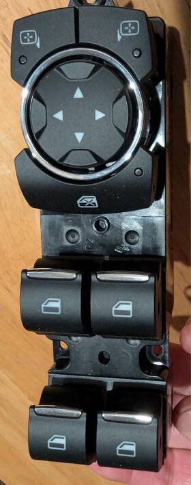 Jl7t14540aaw Lincoln Navigator Master Window Switch Drivers Door Oem Id
