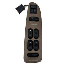 Xl74-14a564-aaw Lincoln 1998 99 00 2001 Navigator Front Left Driver Master Window Switch Oem Tan