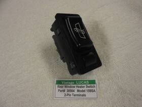 159sa Lucas 30564 Rear Window Heater Rocker Switch- Model