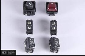 1248203701 Mercedes-benz 90-02 R129 500sl Sl320 Interior Control Switch Button Set Of 6 Pc Oem