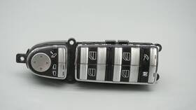 2218213851 Mercedes-benz 2009-13 W221 S550 S600 Front Left Side Window Control Switch Black Oem