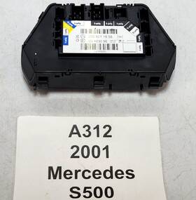 A2208211658 Mercedes-benz 2000-2002 Oem W220 S500 Rear Right Passenger Seat Control Switch