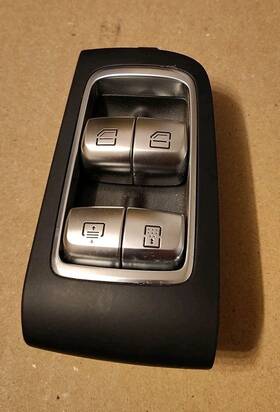 A2229050909 Mercedes-benz For S Class W222 2014-17 Rear Left Door Window And Shade Control Switch