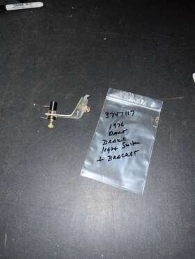 3747117 Mopar 1973 - 1976 A Body Brake Light Switch With Bracket 73 74 75 76 Duster Dart
