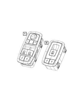 68590222aa Mopar Genuine Front Door Switch And Bezel Driver Side