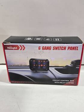 90285f Nilight 6-gang Universal Circuit Control Relay System By - With Fuse Wiring