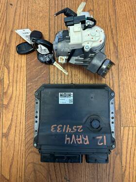 89661-0r300 Oem Factory 2012 Toyota Rav4 Awd 2.5l Engine Computer Ecm Ecu 0r300 Ignition Switch &key