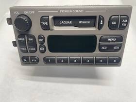 Xr8f-18k876-df Oem Xr8f18k876df 00-02 Jaguar S-type X200 Am Fm Radio Receiver Cassette Player