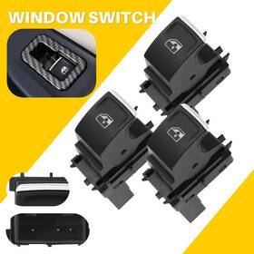 5g0959855 Oxilam 3x Rear Left Right And Front Rh Master Window Switch For Vw 2018-2021 Tiguan Jetta