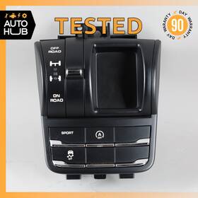 95861316700 Porsche 15-18 Cayenne 958 Turbo Suspension Mode Selector Switch Panel Oem