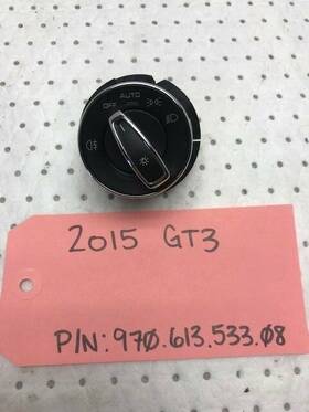 97061353380 Porsche 2015 991 Gt3 Oem Headlight Head Light Lamp Switch 13-19